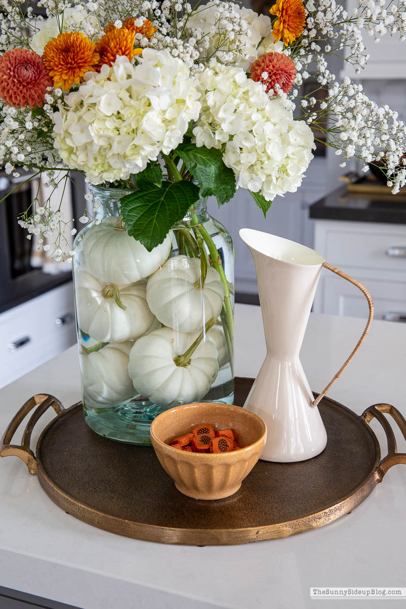 Pumpkin Flower Arrangement (Sunny Side Up)