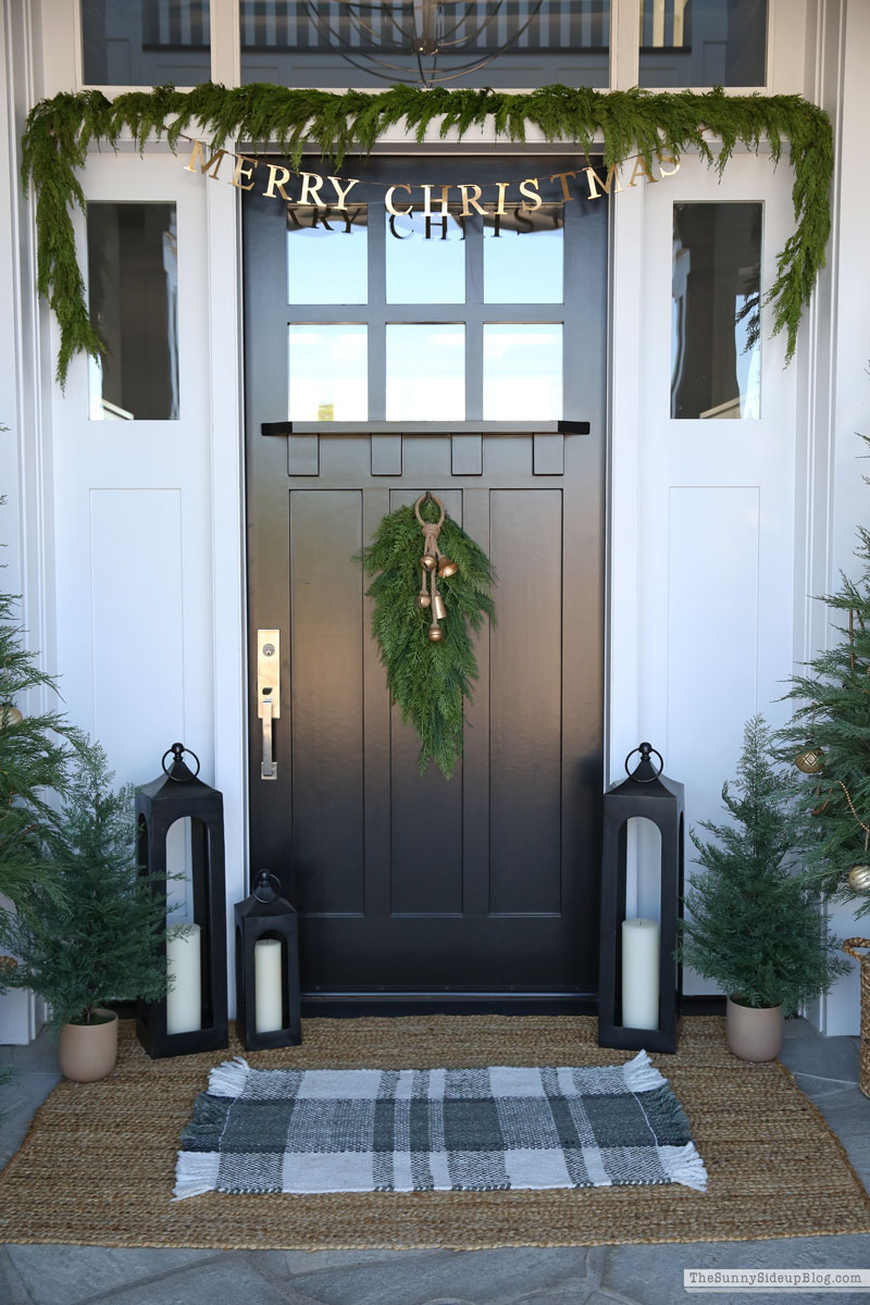 Green Christmas Porch (Sunny Side Up)