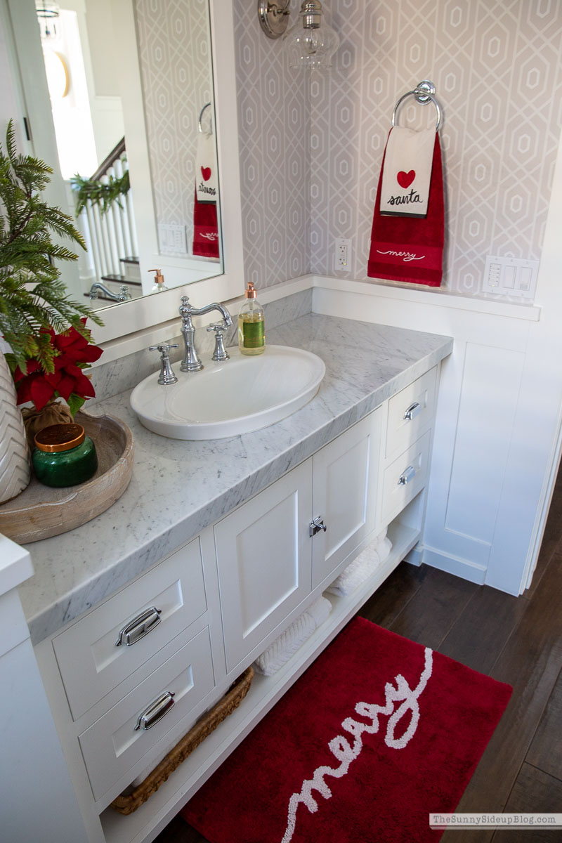 Christmas Bathroom (Sunny Side Up)