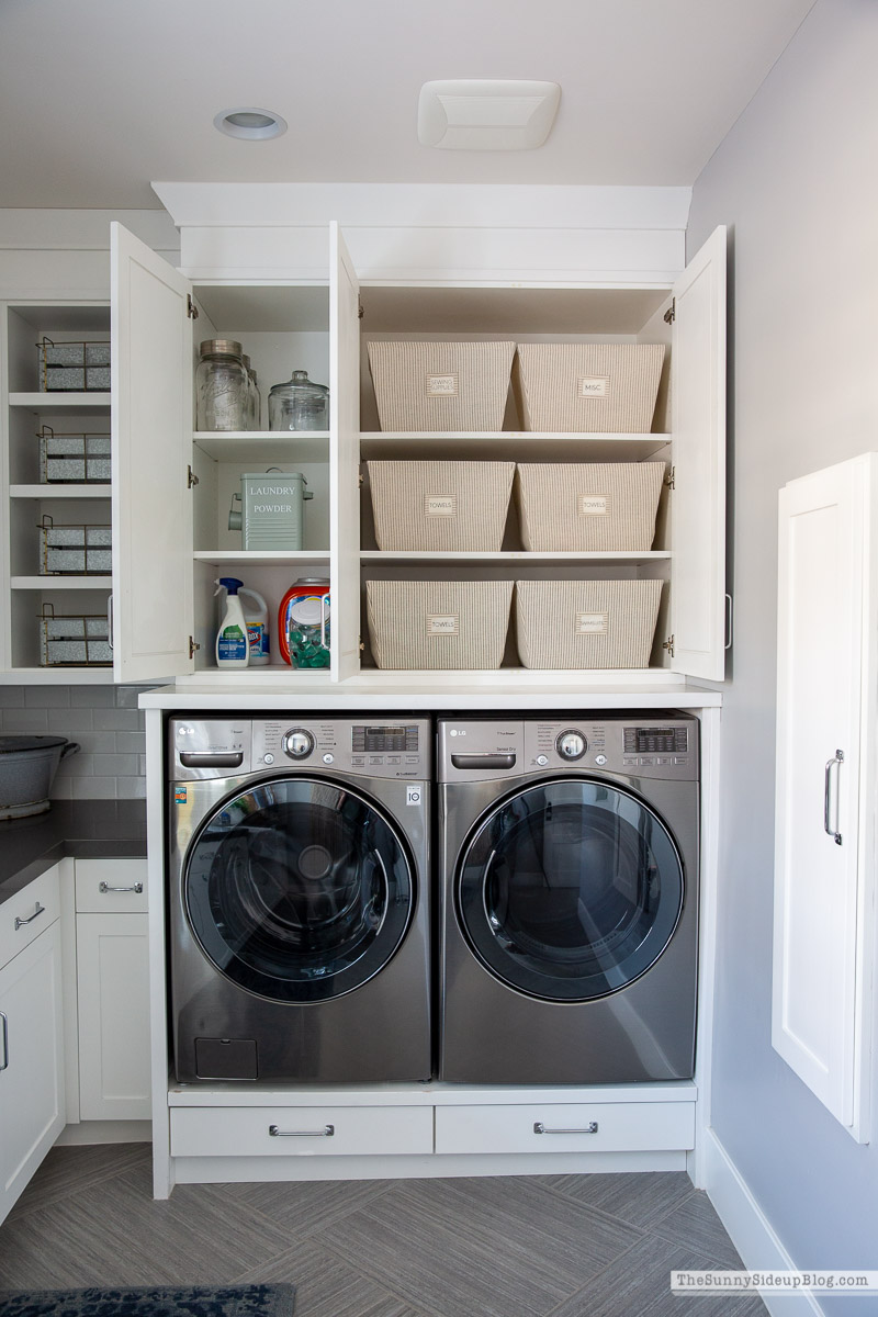 Laundry Room Organization (Sunny Side Up)