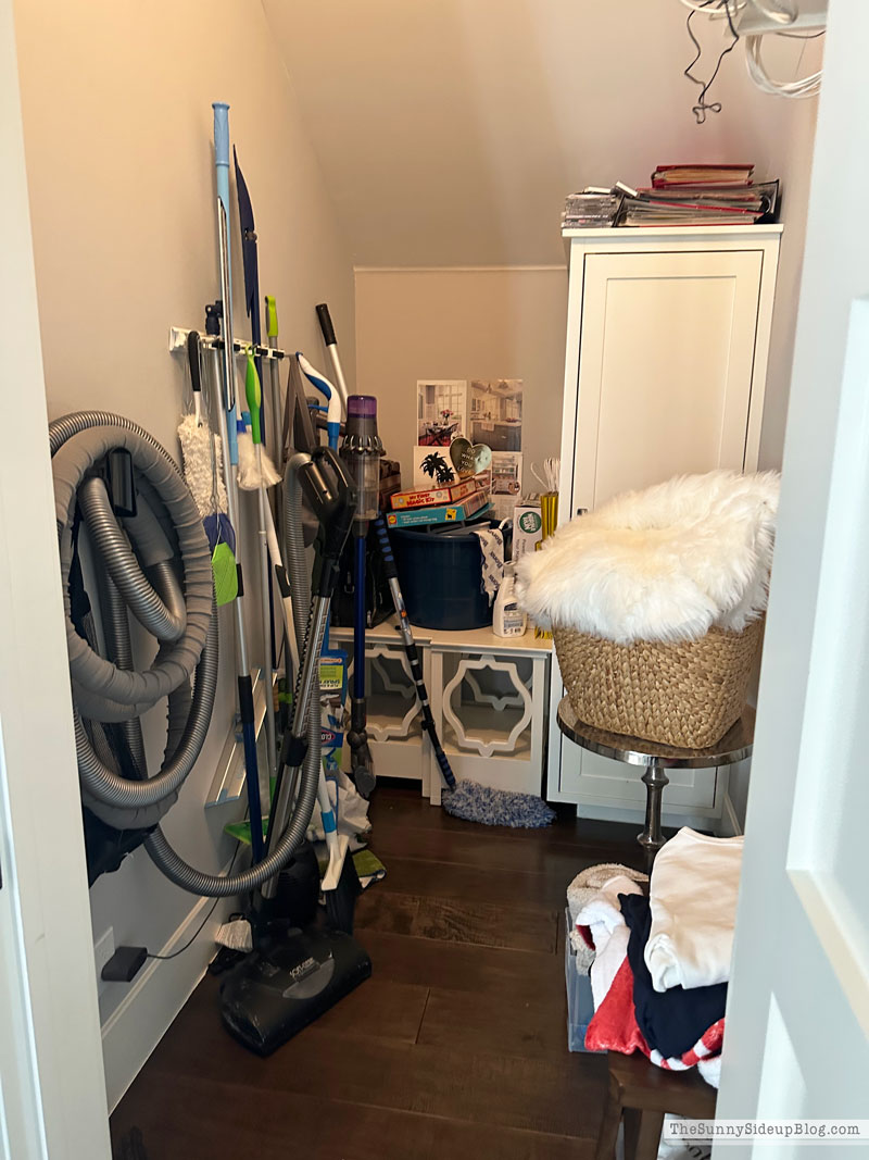 Organized Cleaning Closet (Sunny Side Up)