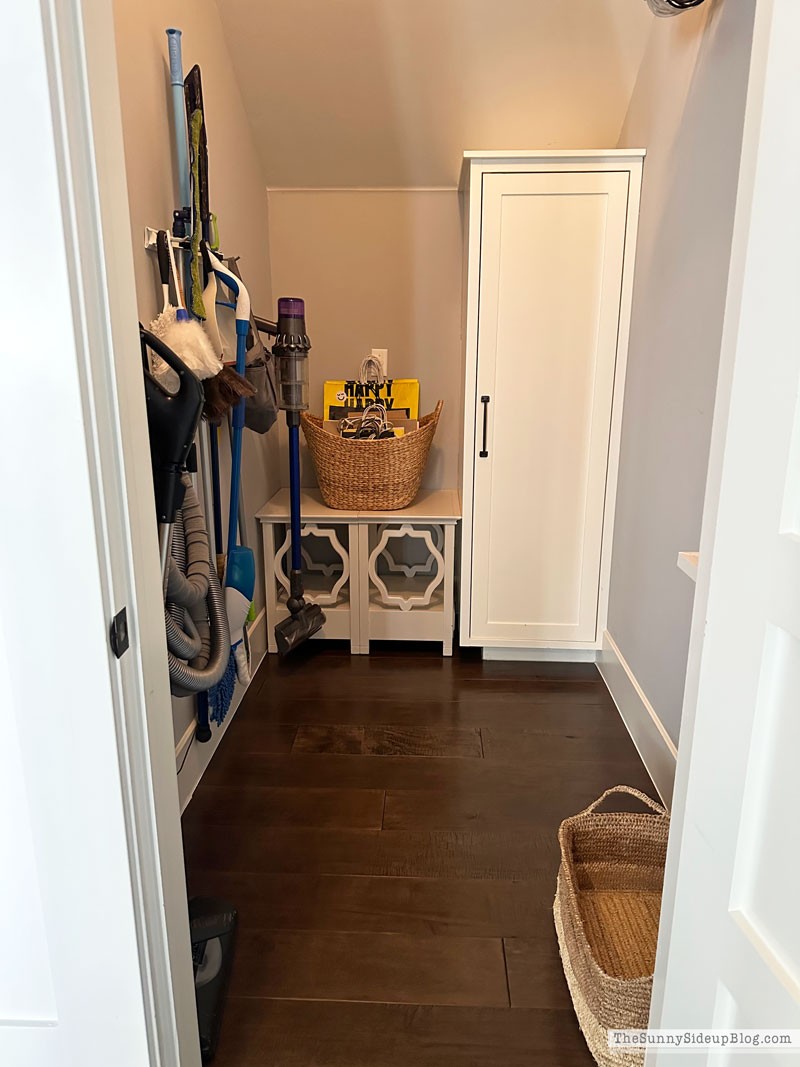 Organized Cleaning Closet (Sunny Side Up)