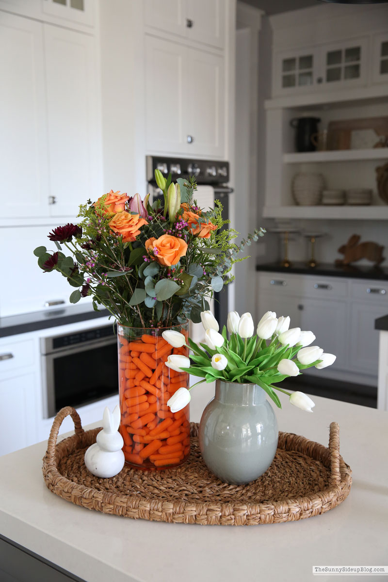 Carrot Vase/Easter Ideas (Sunny Side Up)