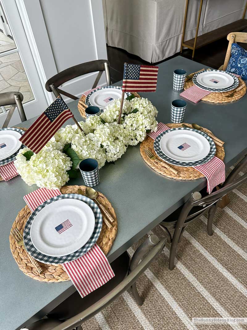 Patriotic Table (Sunny Side Up)