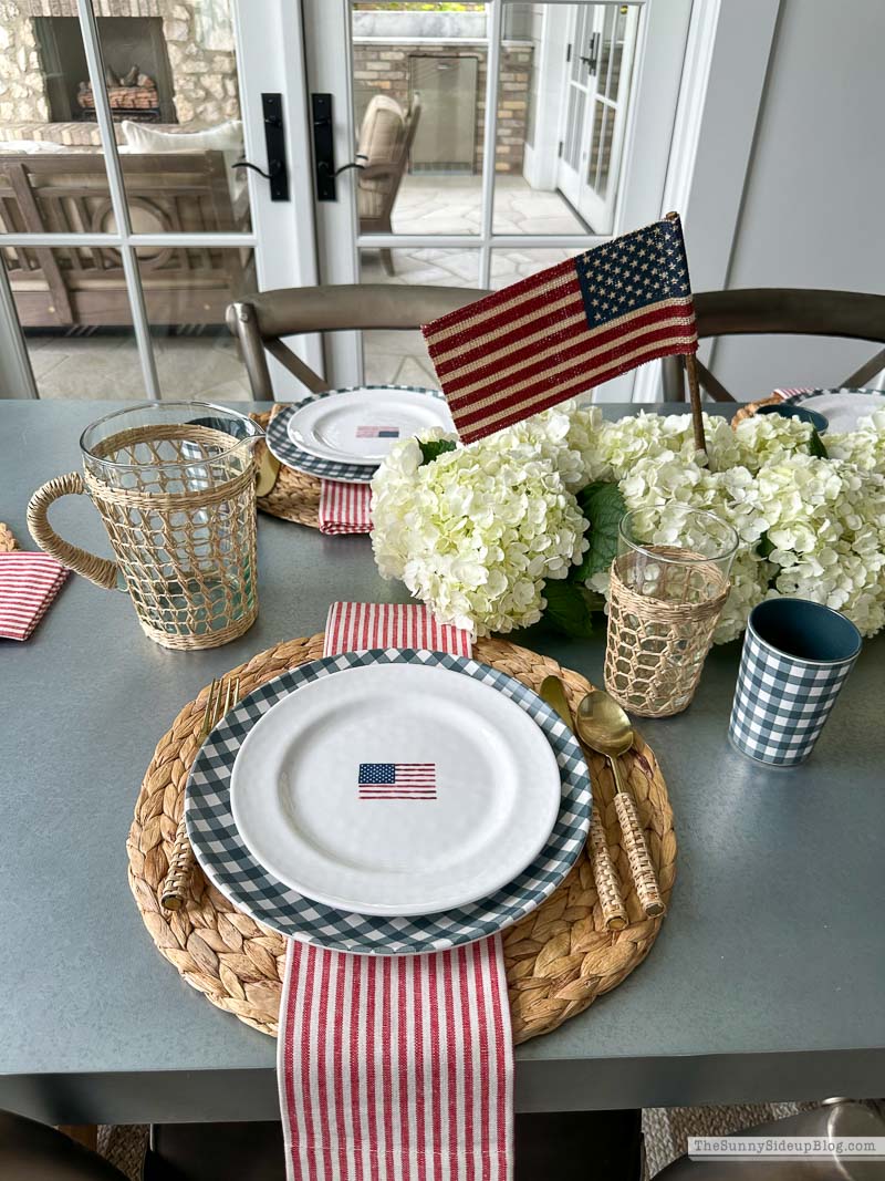 Patriotic Table (Sunny Side Up)