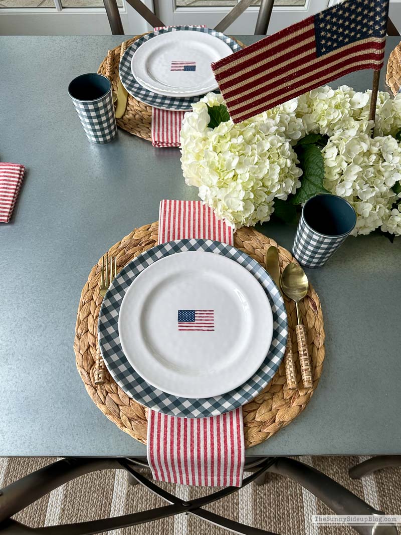 Patriotic Table (Sunny Side Up)