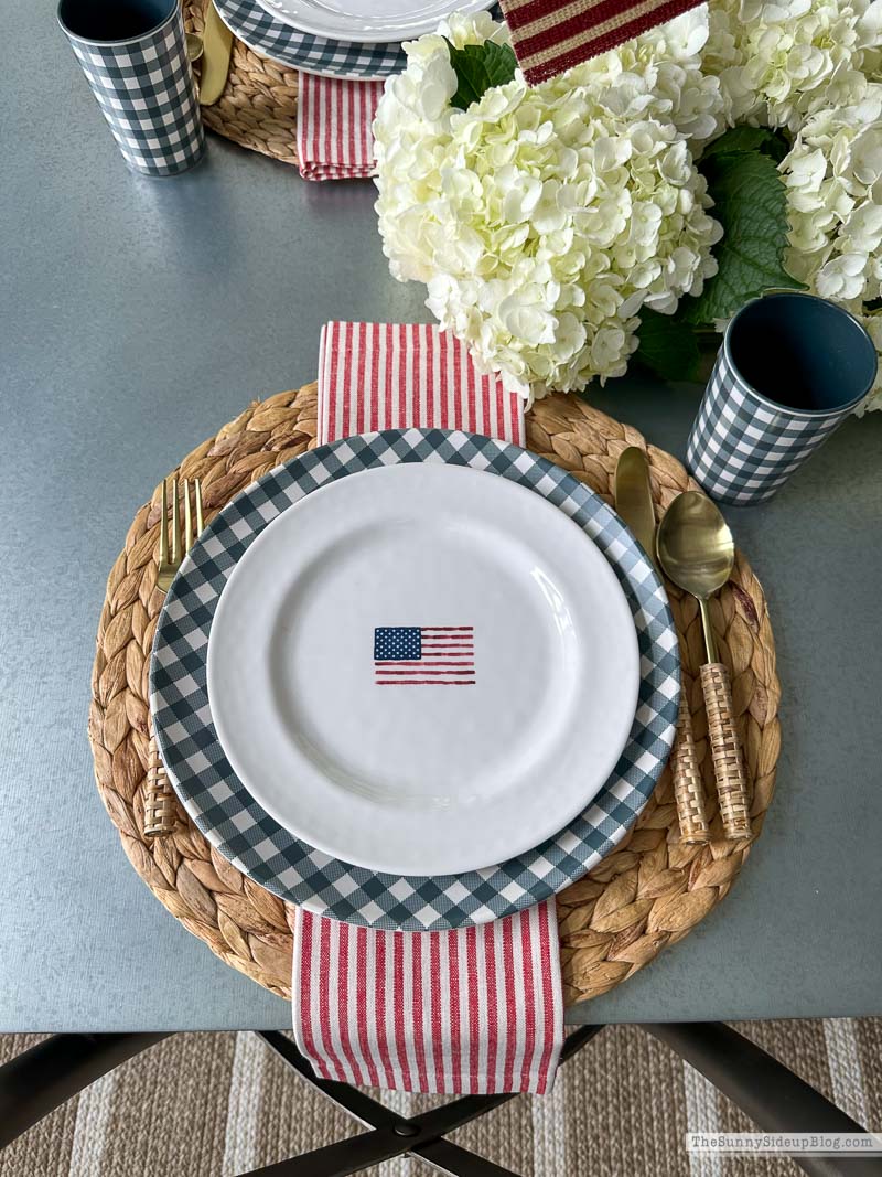 Patriotic Table (Sunny Side Up)