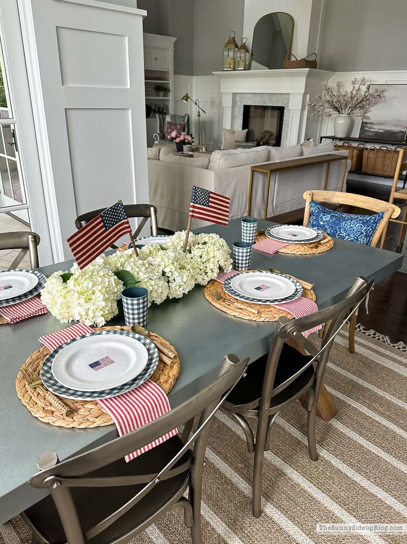 Patriotic Table (Sunny Side Up)