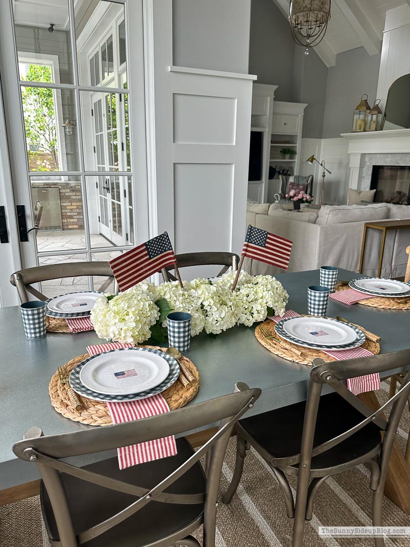 Patriotic Table (Sunny Side Up)