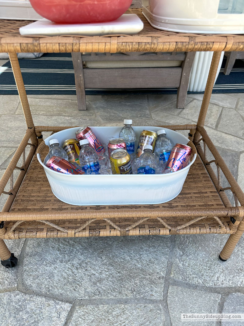 Wicker Bar Cart (Sunny Side Up)