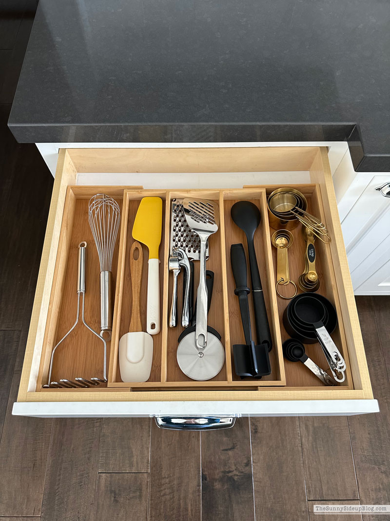 Organized Cooking Utensils & Junk Drawer (Sunny Side Up)