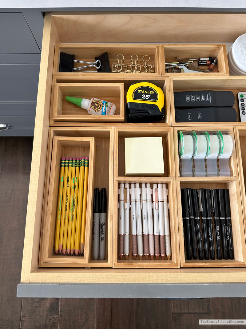 Organized Cooking Utensils & Junk Drawer (Sunny Side Up)