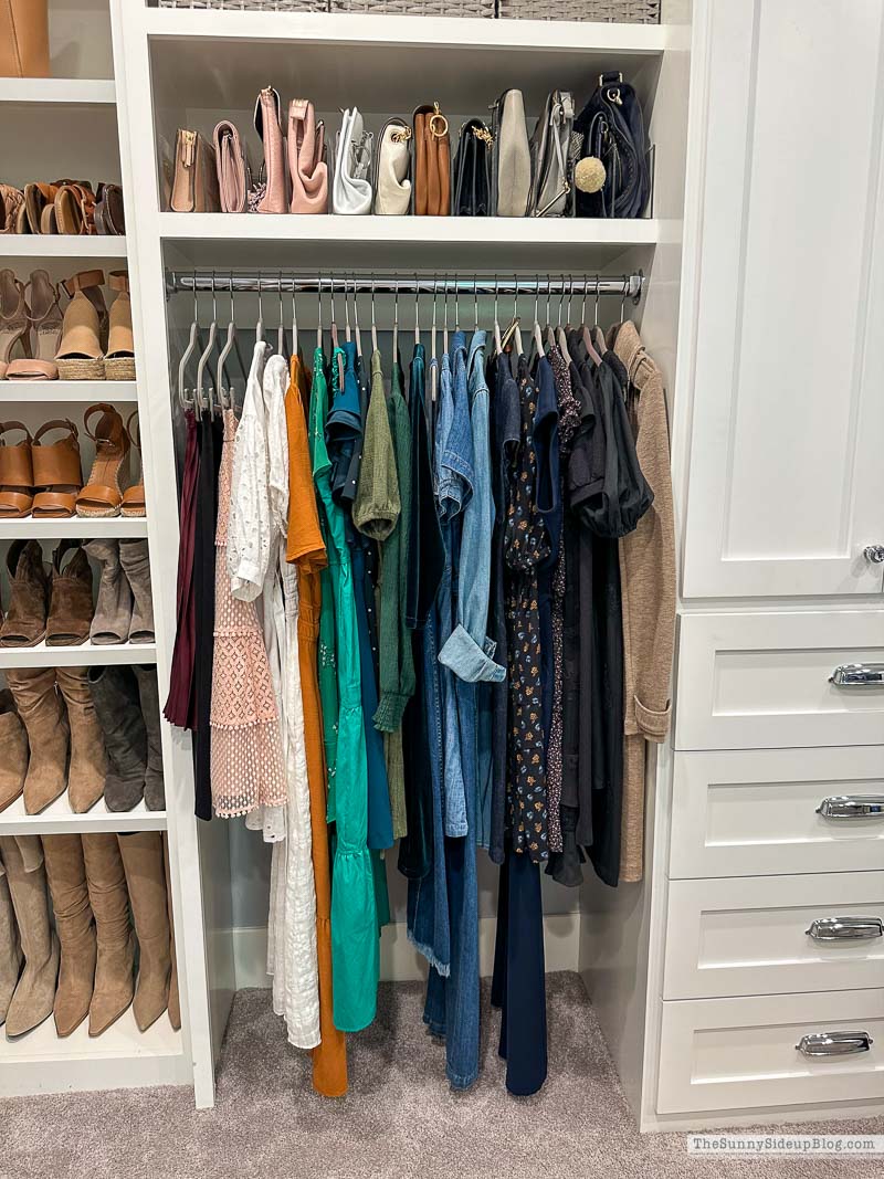 Organized Closet (Sunny Side Up)