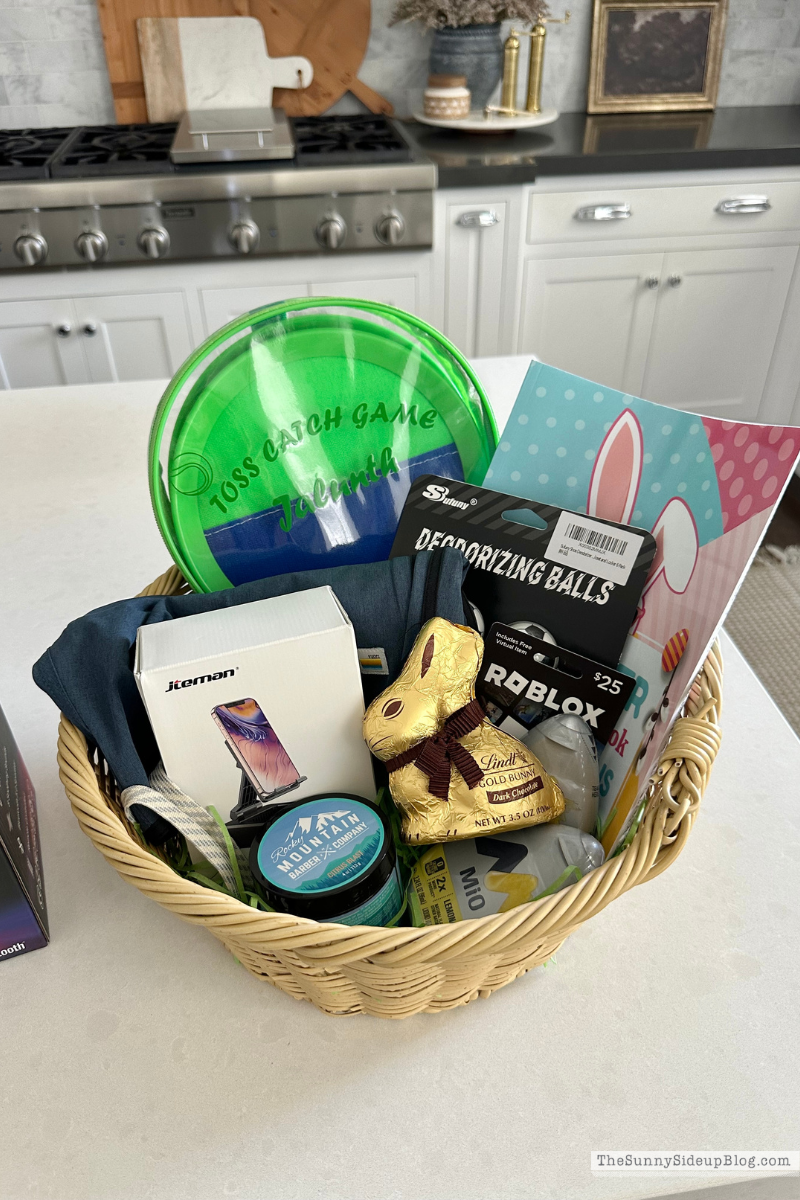 Teen Boy Easter Basket (Sunny Side Up)