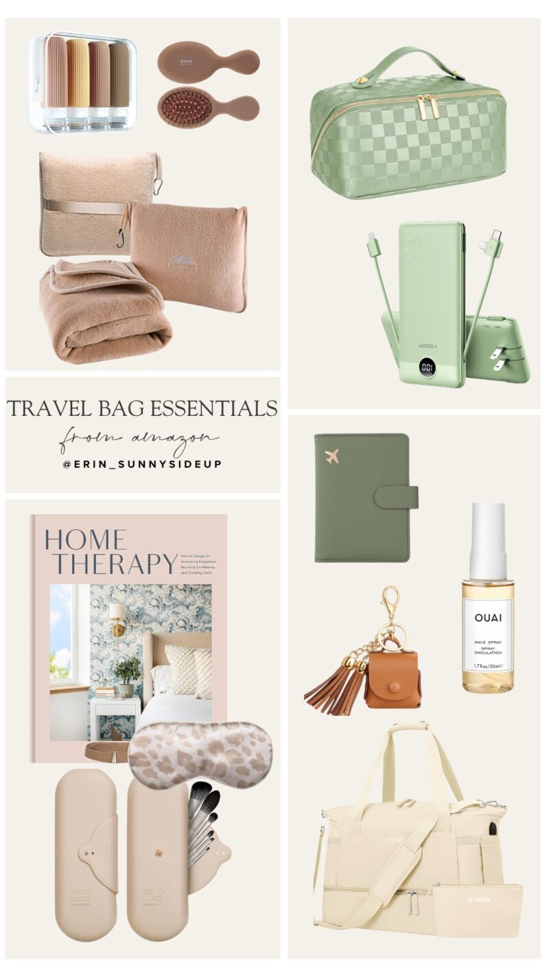 Travel Bag Essentials From Amazon (Erin Sunny Side Up Blog)