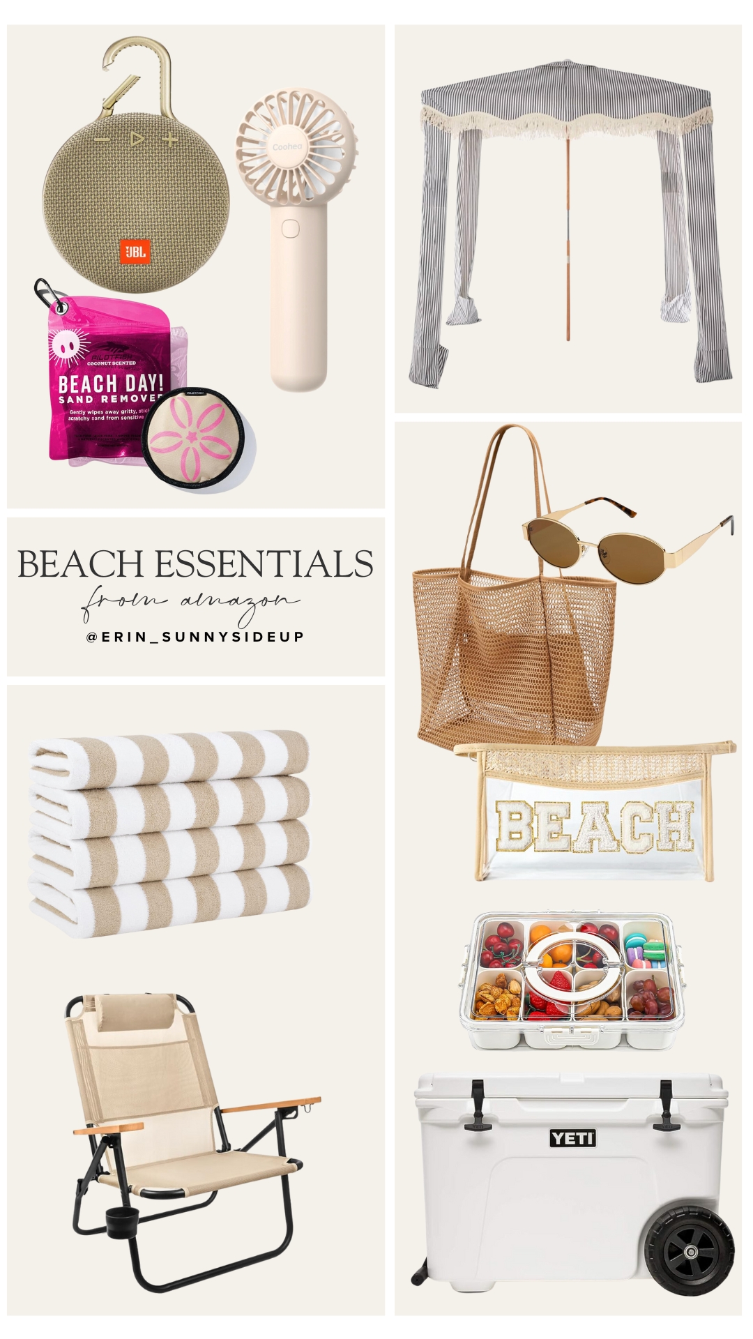 Beach Essentias From Amazon (Sunny Side Up Blog)