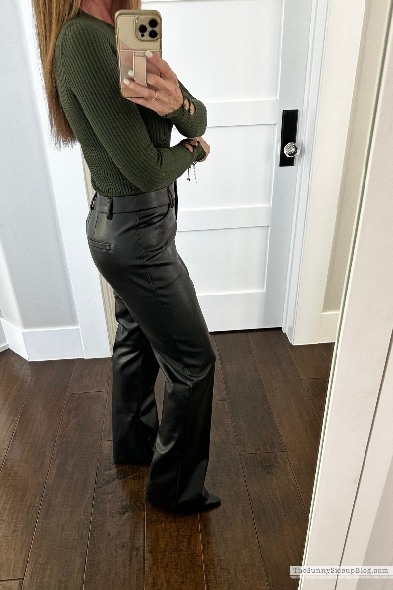 Faux Leather Pants 2 (Sunny Side Up)