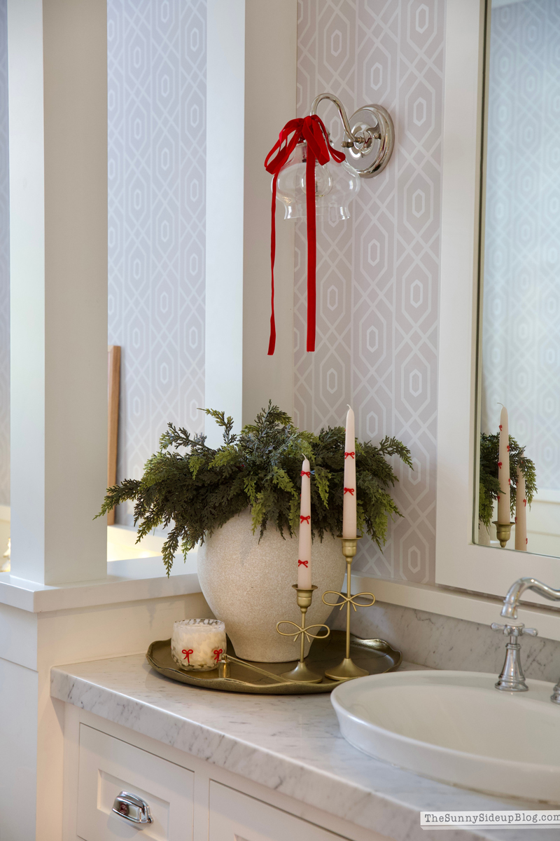 Christmas Bathroom (Sunny Side Up)
