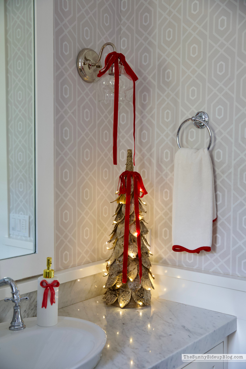 Christmas Bathroom (Sunny Side Up)
